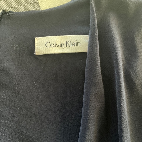 Calvin Klein size 12 navy blue dress - Picture 4 of 4